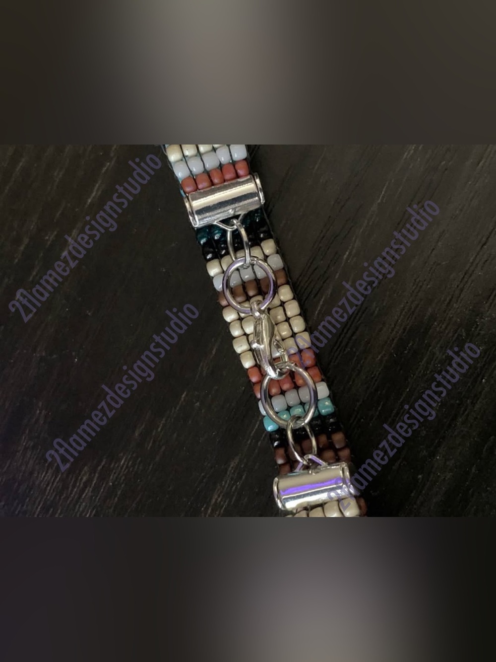 Handmade Blanket Seed Bead Bracelets - 2 colors - Picture 6 of 6